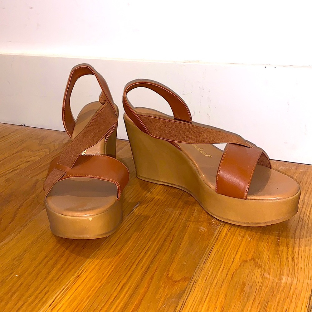 Brown Comfortable Wedges